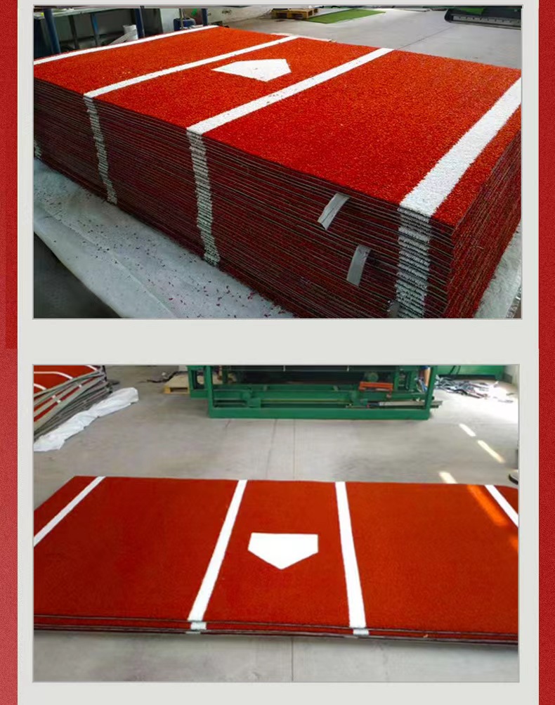 茂名Indoor and outdoor artificial turf for baseball pads batting pads in stock