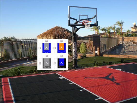 乐山Backyard Basketball Court Flooring | Outdoor Sport Tiles